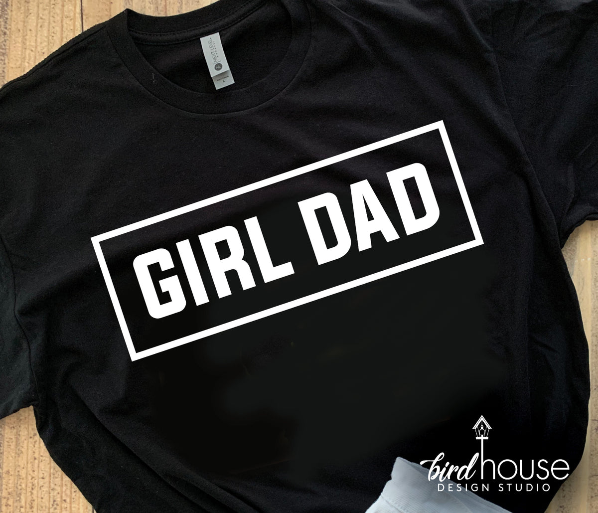 GETPER Personalized Girl Dad Shirt for Men, Dad Shirt, Girl Dad Shirt, Dad  of Girls Outnumbered Shirt from Daughter