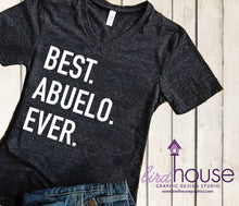 Load image into Gallery viewer, Best Abuelo Grandpa Ever shirt, Cute Gift for Father&#39;s Day