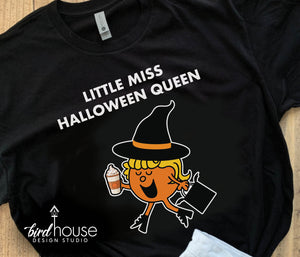 Little Miss Fabulous Halloween Queen Shirt, PSL, Pumpkin spice latte