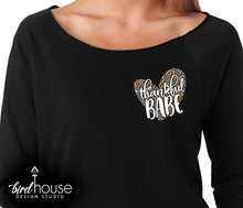 Load image into Gallery viewer, Thankful Babe Shirt, Small Design, Cute Thanksgiving Tee, Custom any color