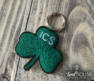 ICS Celtics Hand Beaded - Clover Keychain