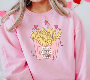 Fries Before Guys Valentines Day Shirt