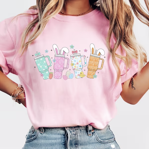 Bunny Easter Cups Shirt