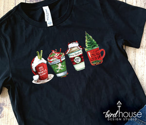 Coffee christmas graphic tee Pajamas Shirt