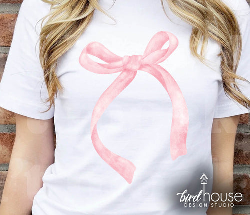 Coquette Bow Heart Graphic Tee Shirt, valentines, Cute girly, soft girl era