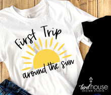Load image into Gallery viewer, First Trip Around the Sun Shirt, Birthday Family Matching Graphic tees