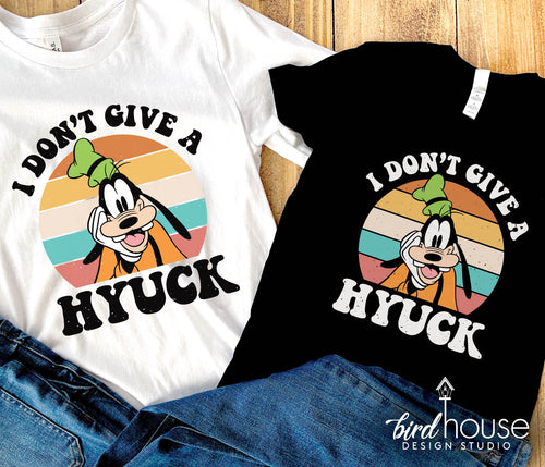 I Don't Give a Hyuck Funny Goofy Disney Shirt, Retro, moms adult dads drinking around the world food and wine festival epcot svg
