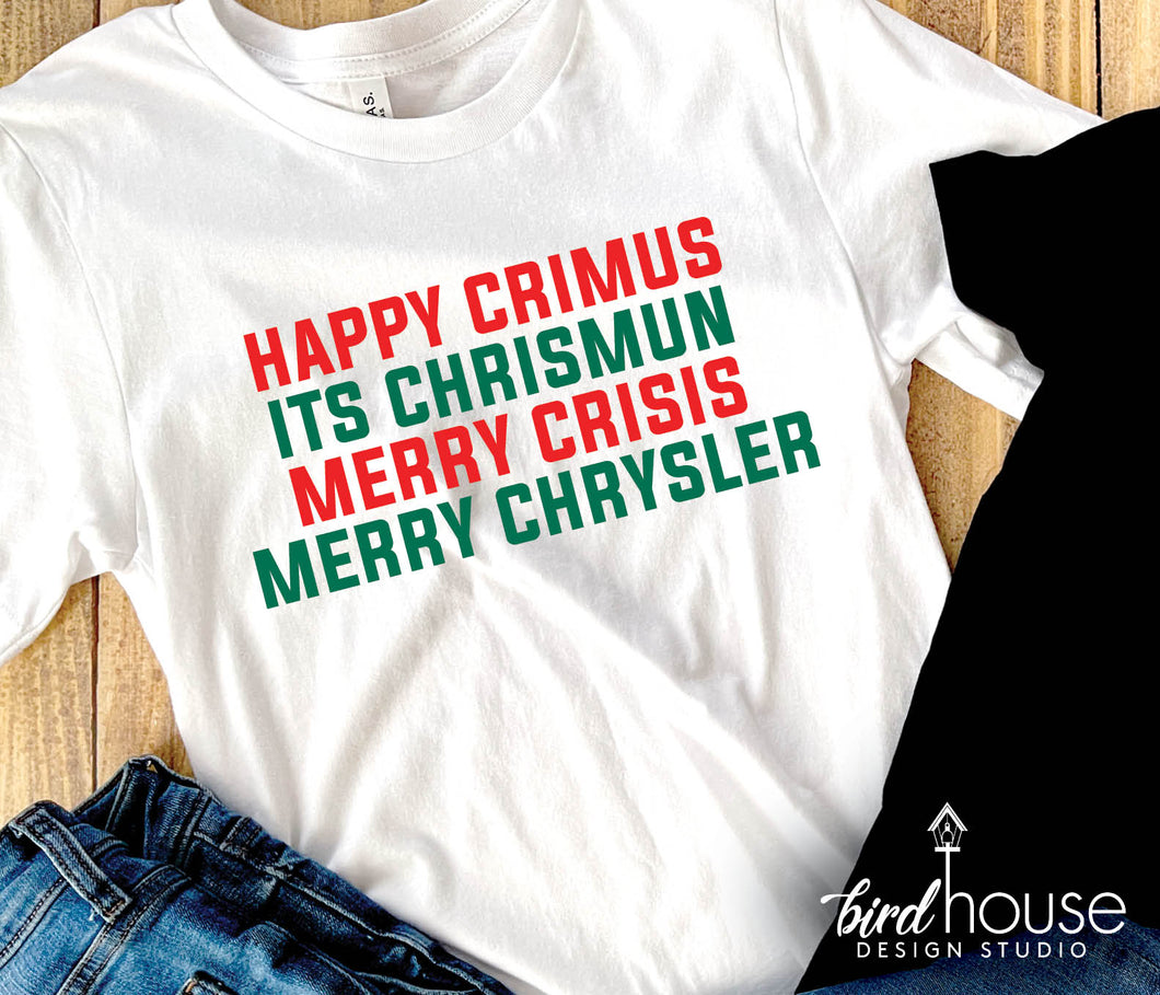 Happy Crimus Christmas Graphic Tee