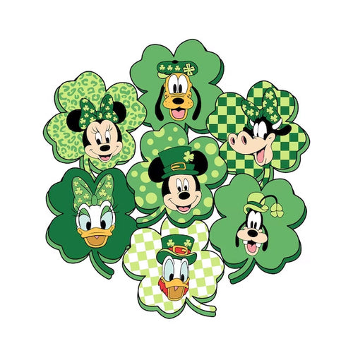Mouse Friends St. Patricks Day Graphic Tee Shirt