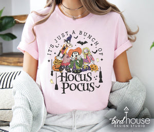 its just a bunch of hocus pocus minnie disney halloween graphic tee shirt
