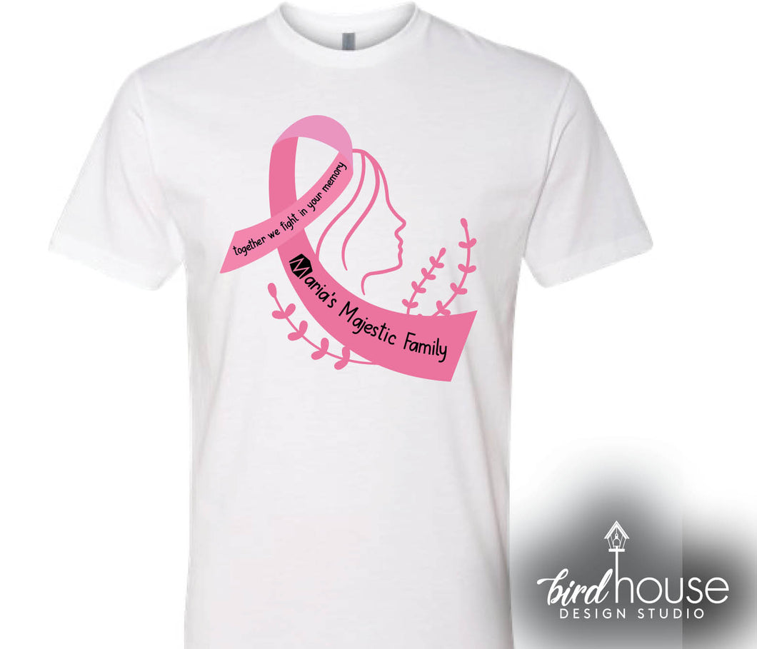 maria's majestic breast cancer walk graphic tee shirts personalized custom