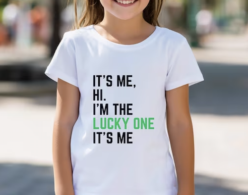 I'm The Lucky One St. Patricks Day Graphic Tee Shirt