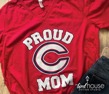 Load image into Gallery viewer, Proud Columbus Mom Shirt, custom, personalized, Any School