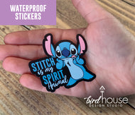 Spirit Animal, Waterproof Sticker, Water Bottles, Laptop