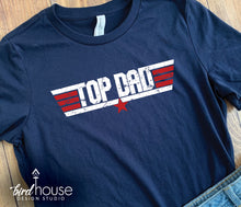 Load image into Gallery viewer, Top Dad Shirt, cute graphic tee gift for fathers day