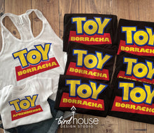 Load image into Gallery viewer, Toy Borracho Borracha Aprendiendo Shirt funny matching group shirts for disney food and wine festival pixar pier, disney drinking graphic tee shirts