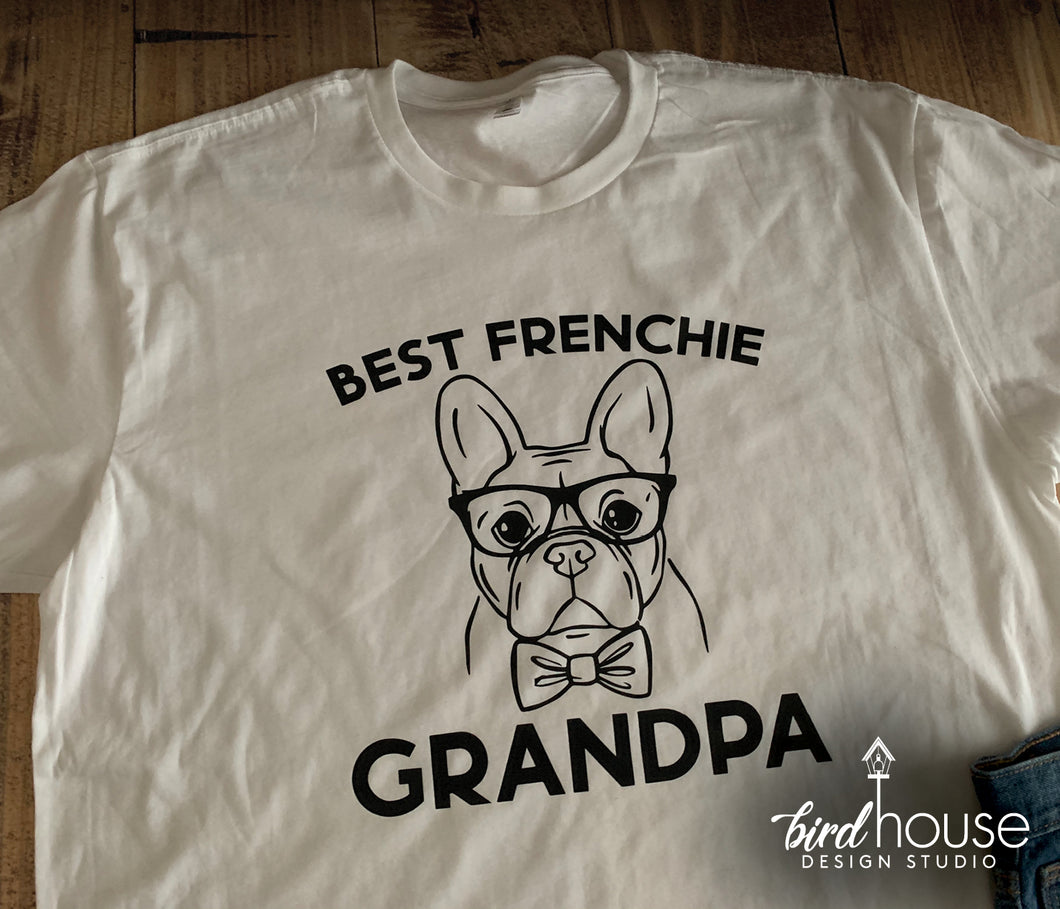 Best Frenchie Grandpa Shirt, Cute Personalized Gift