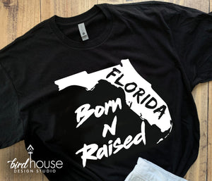 Born N Raised in Florida Shirt, Any State, Custom Any Color new york colorado jersey