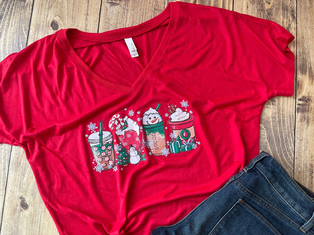 Copy of Coffee Christmas Shirt - Ready to Ship