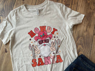 Howdy Cowboy Santa Shirt - Ready to Ship