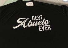 Load image into Gallery viewer, Best Abuelo Ever shirt, Cute Grandpa Shirt, Personalized, Any Color Any Name