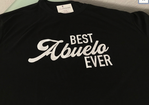 Best Abuelo Ever shirt, Cute Grandpa Shirt, Personalized, Any Color Any Name