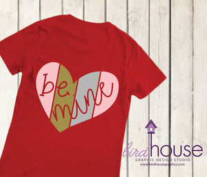 Be Mine, Cute Valentines Day Shirt, 3 Glitter Colors, Personalized, School Dress Down