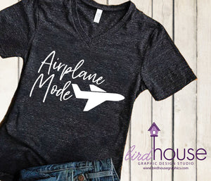Airplane Mode Shirt, Cute Vacation Tee, Matching Group Shirts for Traveling with Friends, Family