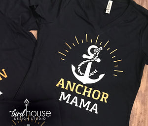 Anchor Mama Shirt, Cruise Family Shirts Group Tees, Personalized