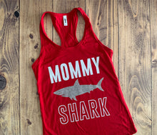 Load image into Gallery viewer, Family Shark Birthday Party Shirt Mom