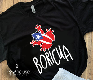 Boricua Coqui Shirt, Puerto Rico Hispanic Heritage