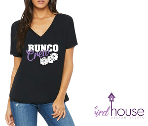 Bunco Crew, Girls Night Out, Cute Team Shirt, Custom Any Color or style