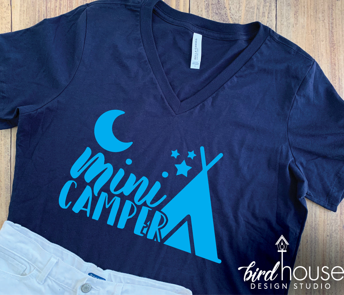 Mini Camper Shirt, Cute Vacation Camping RV Tee, Any Color or Style ...