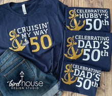 Load image into Gallery viewer, Cruise Birthday Crew Personalized Group Shirts
