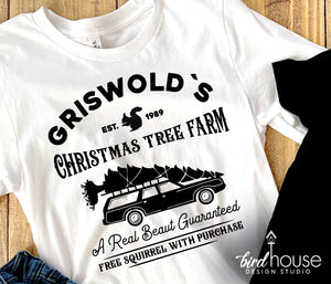 Griswold's Family Christmas Tree Farm Vintage Shirt, Vacation Pajama T-Shirt, Top Funny