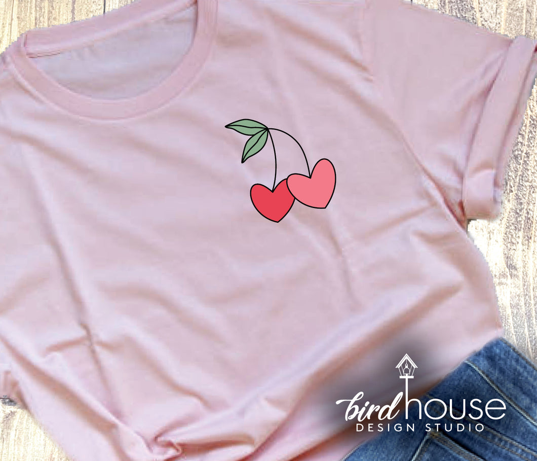 Cherries Heart Shirt