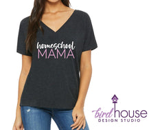 Load image into Gallery viewer, homeschool mama virtual school funny shirt for moms