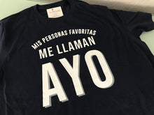 Load image into Gallery viewer, Mis Personas Favoritas Me Llaman Abuelo shirt, Funny Shirt, Personalized, Any Color, Customize, Gift