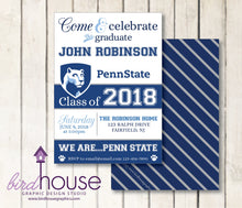Load image into Gallery viewer, Penn State Graduation Invitation