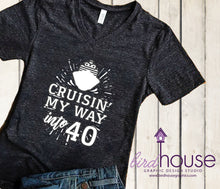 Load image into Gallery viewer, Cruisin&#39; my way Into Any Age, Birthday Cruise Shirt, Cute Cruise Tees, Custom Any Color