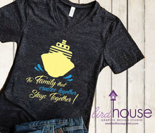 Load image into Gallery viewer, Family that cruises together stays together Shirt, Funny Shirt, Personalized, Any Color, Customize, Gift
