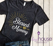 Load image into Gallery viewer, Blessed Mommy Shirt Personalized