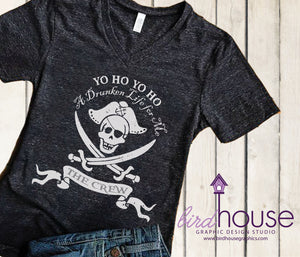 Drunk Pirate Shirt, Funny Shirt, Personalized, Any Color, Customize, Gift