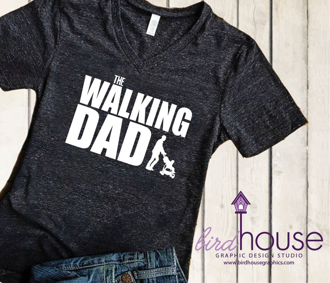 The Walking Dad Shirt, Funny Shirt, Personalized, Any Color, Customize, Gift