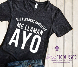 Mis Personas Favoritas Me Llaman Abuelo shirt, Funny Shirt, Personalized, Any Color, Customize, Gift