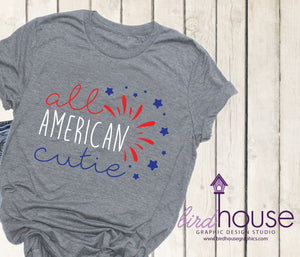All American Cutie Shirt, Cute July 4th, Independence Day