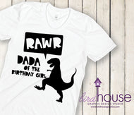 Dinosaur Dad of the Birthday Boy or Girl Shirt, Funny Shirt, Personalized, Any Color, Customize, Gift
