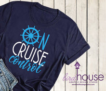 Load image into Gallery viewer, On Cruise Control Shirt, Cute Group Cruising Tees, Custom matching friends family