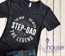 Load image into Gallery viewer, Step-Dad the man the myth the legend Shirt