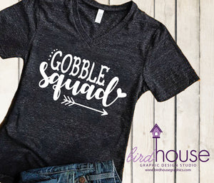 Gobble Squad Funny Thanksgiving Shirt Customize Colors, Funny Shirt, Personalized, Any Color, Customize, Gift